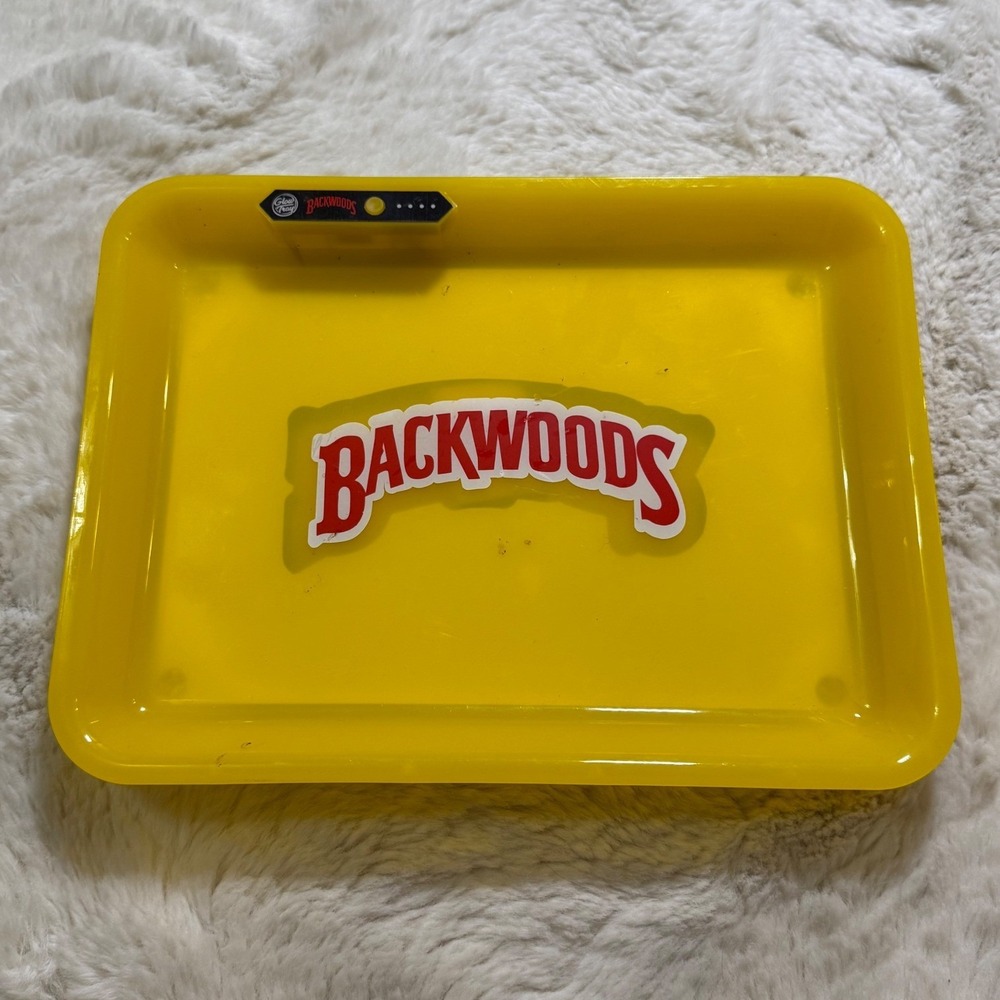 Backwoods Glow Tray LED Rolling Tray Yellow OST-03 Smoking Accessory Hypebeast